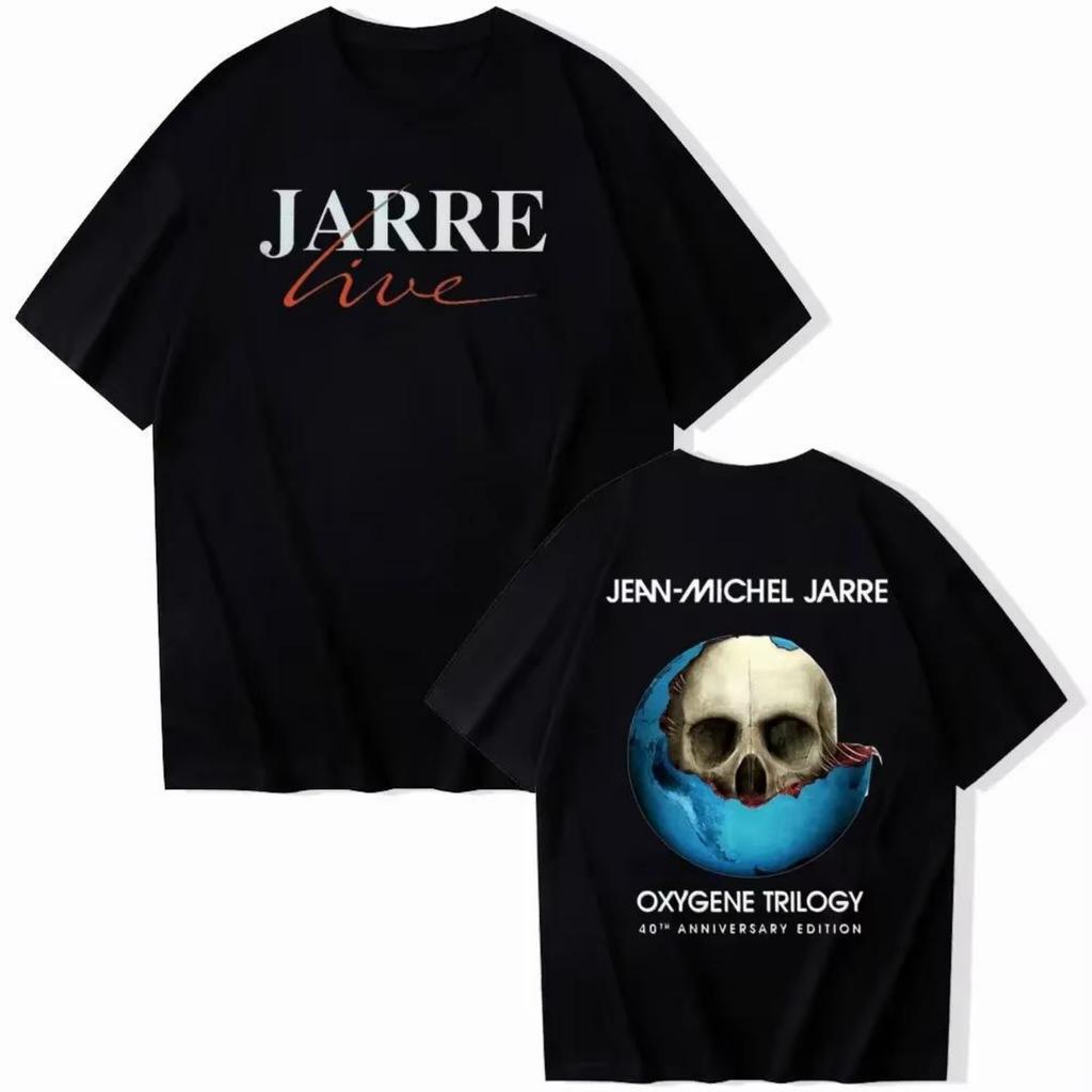 2025 Nuovo Album Musicale LE Jean Michel Jarre Equinoxe Zoolook Oxygene Souvenir Regalo T-shirt Estiva in Cotone