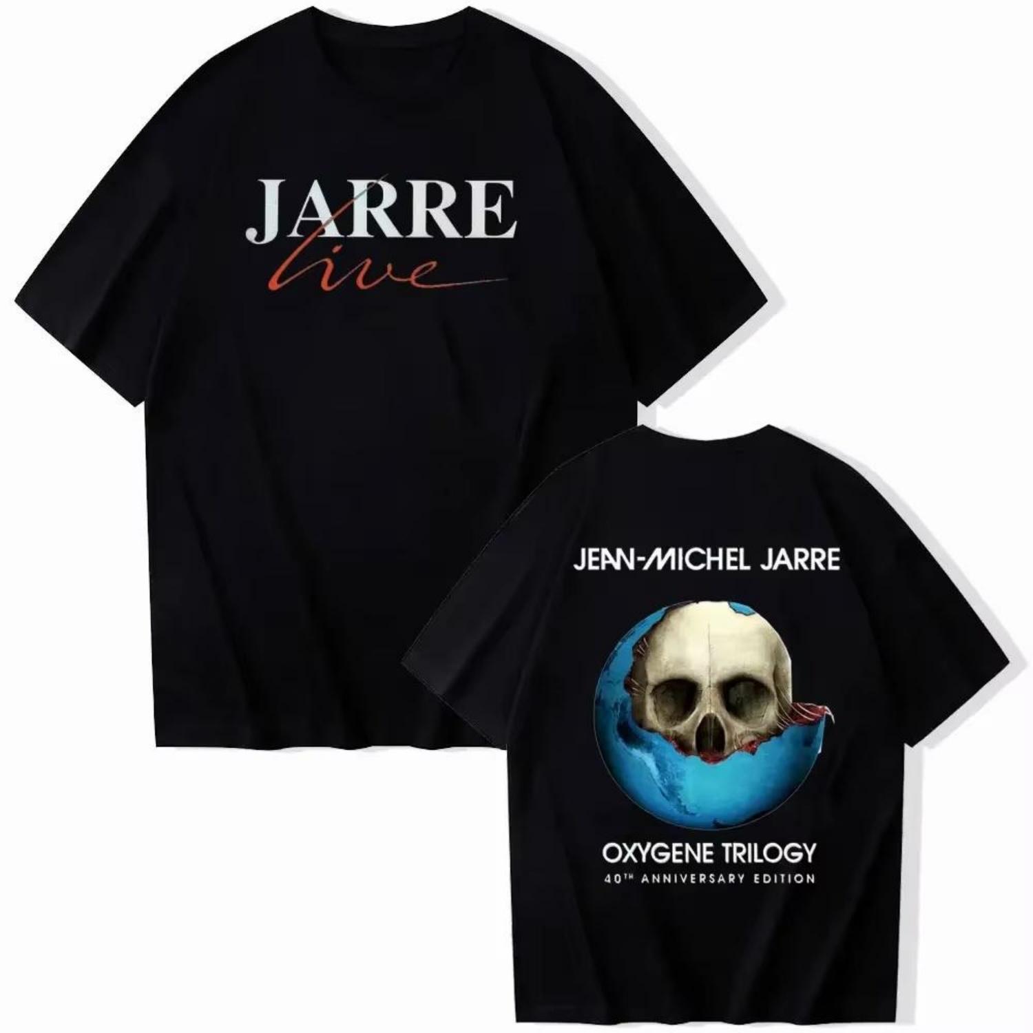 2025 New LE Jean Michel Jarre Music AlbumEquinoxeZoolookOxygene Souvenir Gift Summer Cotton T Shirt S