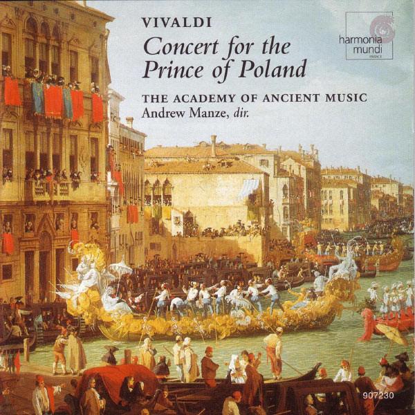 

CD VIVALDI Concert For The Prince Of Poland HMX2907230 HARMONIA MUNDI Japan Classical Used