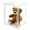 Clear Acrylic Figure Display Stackable Display Case with Magnetic Opens Perfect for and Small Easy 36cm x x 27cm Single Case, Doors, Front, Toys,