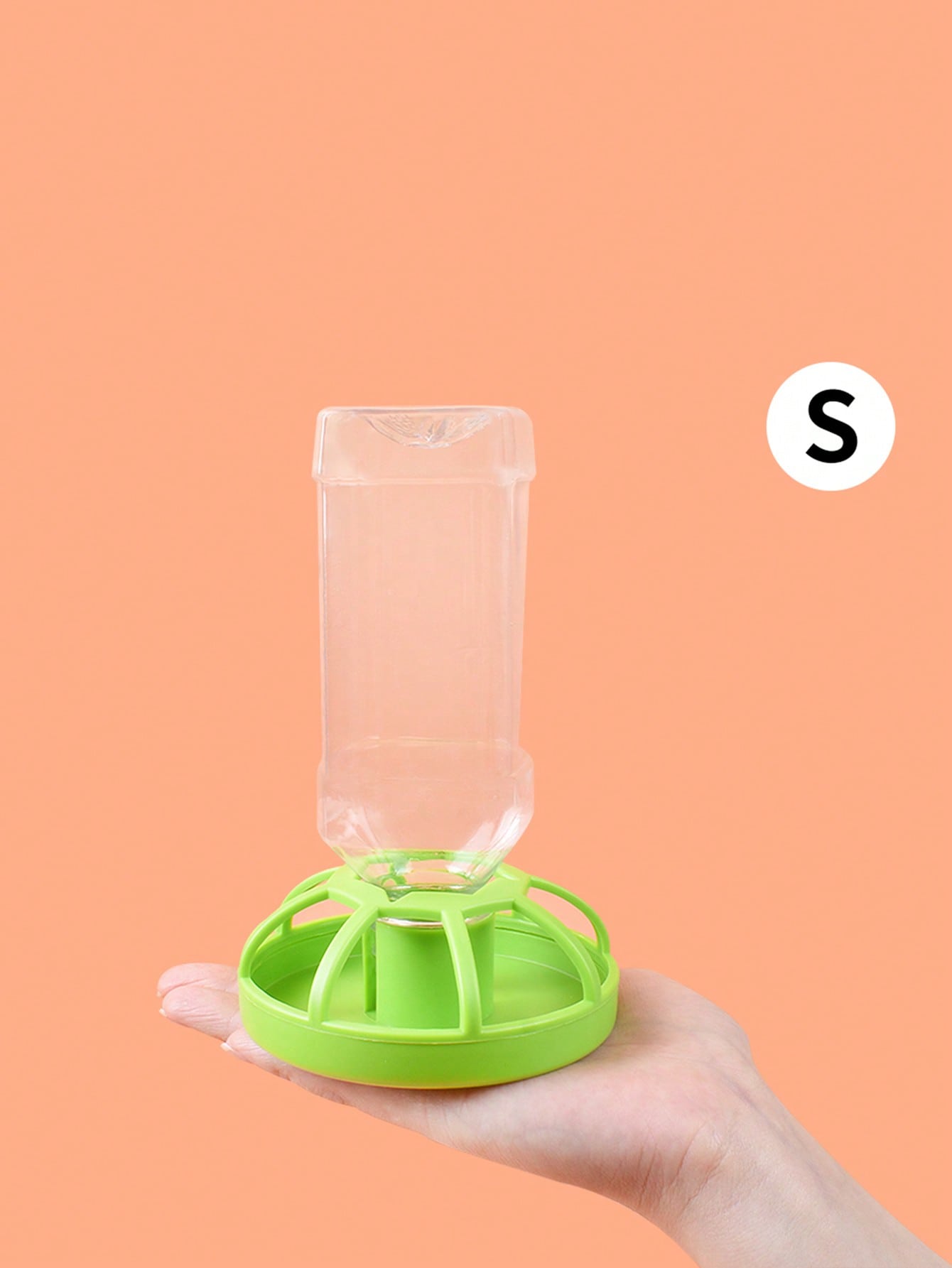 

1pc Crawler Turtle Automatic Water Dispenser Climbing Pet Land Turtle Lizard Palace Keeping Box Tank Landscape Water Basin