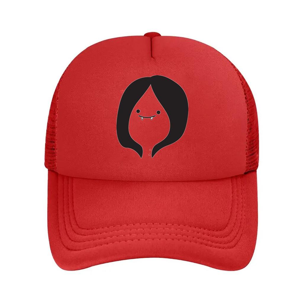 Cute Vampire Lady Graphic Mesh Baseball Cap Casual Hat Outdoor For Womens Unisex FeUnisex