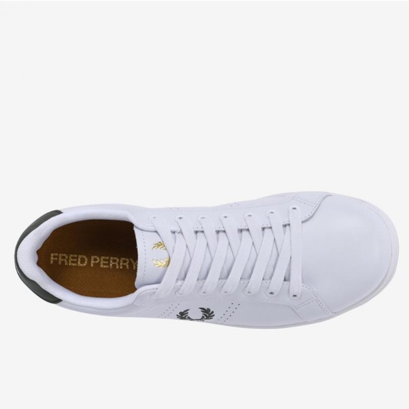 Fred Perry B721 Leather White Sneakers