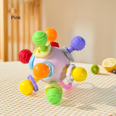 Baby-Aktivitätsbälle, Spielzeug, Entwicklungsspiel, rotierende Rassel, Beißring, Greifaktivität, Babyball, sensorisches Spielzeug für Babys von 0 bis 12 Monaten