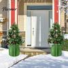 Reusable Winter Garden Fabric Flower Pot Insulation Cover, Planter Wrap with Drawstring, Oxford Anti Freeze Protection for Saplings Frost Outdoor