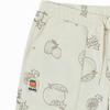 Vans Casual Shorts Women's Vintage White Patterned Print Moderate VN0008Y0BTA