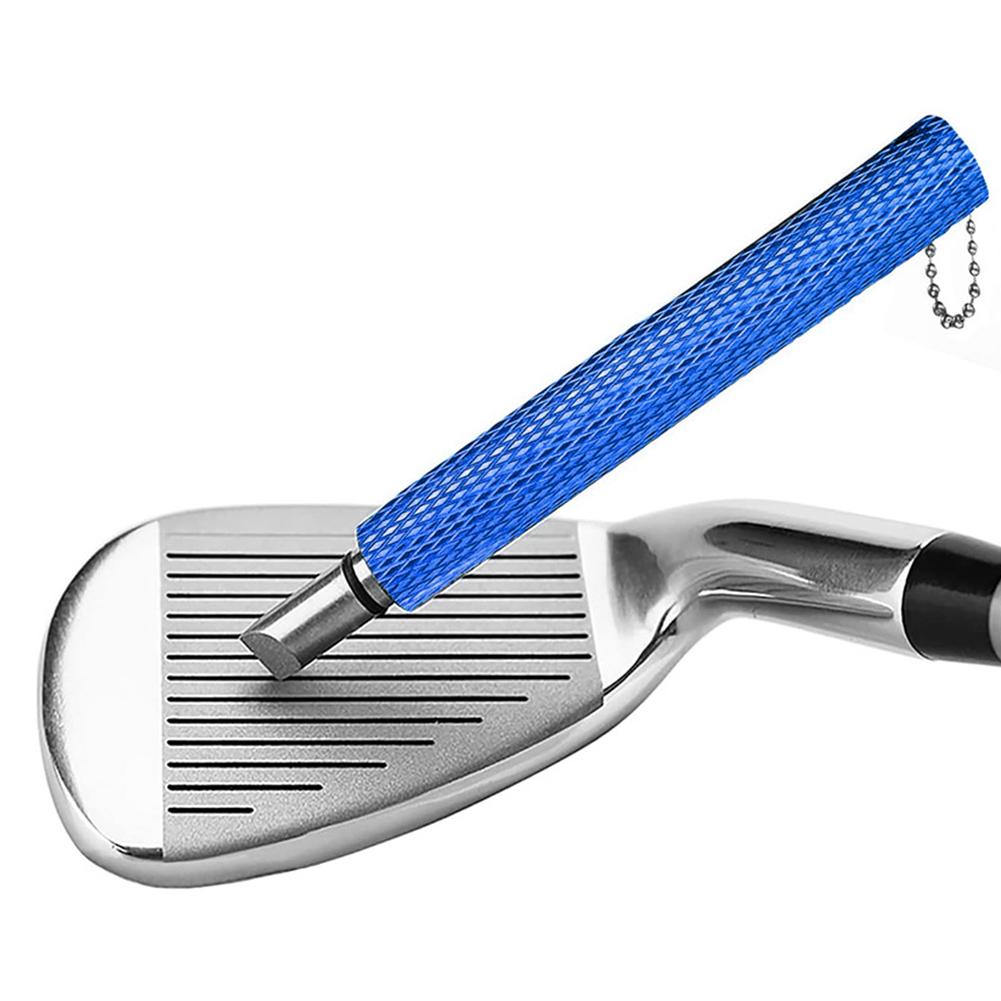 

Заточка канавок клюшек для гольфа из нержавеющей стали, Инструмент для восстановления канавок и очистки, Инструмент для восстановления канавок и очистки для вейджей и айронов синий