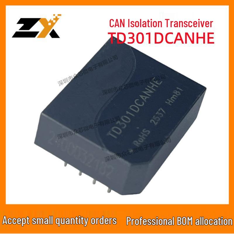 

TD301DCANHE DIP 20x17mm 1Mbps CAN Isolated Transceiver