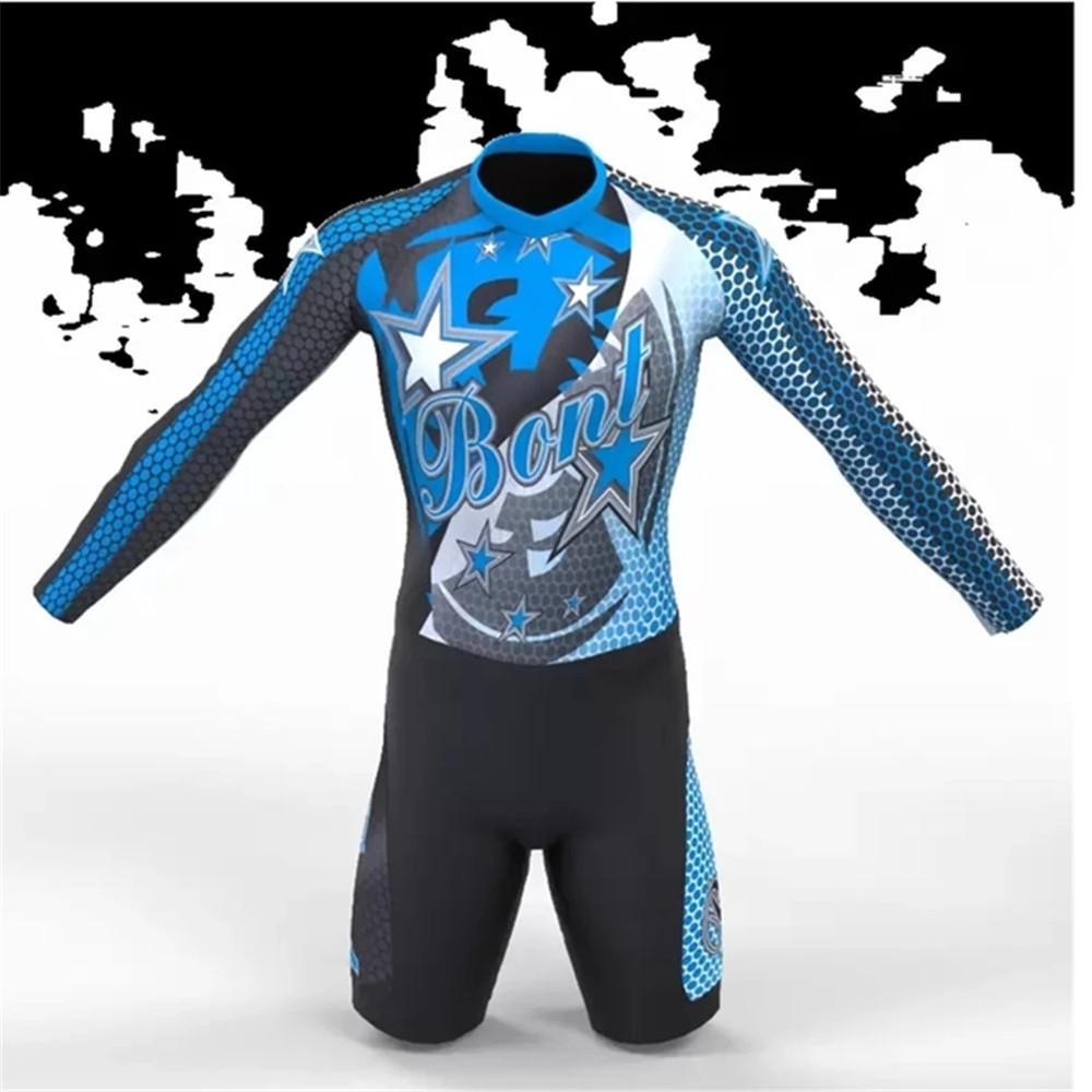 2026 Men's Bicycle Running Swimming Triathlon Onesie Bicycle Ski Pulley Clothing