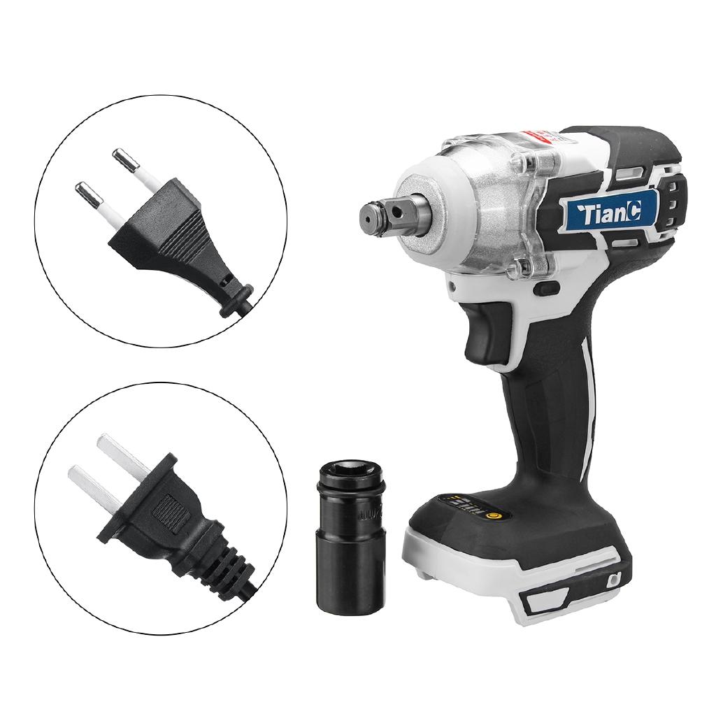 1280W 3 IN 1 Electric Brushless Cordless Hammer 520NM Wrench Drill Rechargeable Screwdriver Impact Drill with Battery