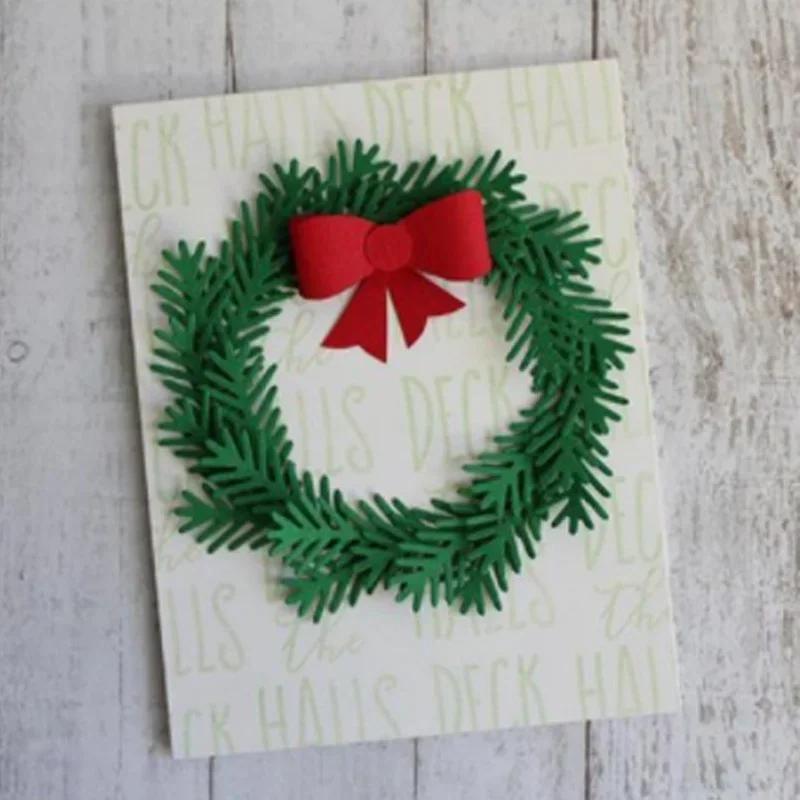 Kreativer Weihnachtsbaum Metall Stanzformen DIY Scrapbooking Prägefolder Anzug für Stanzmaschine Papier Schablonen Bastelgeschenk