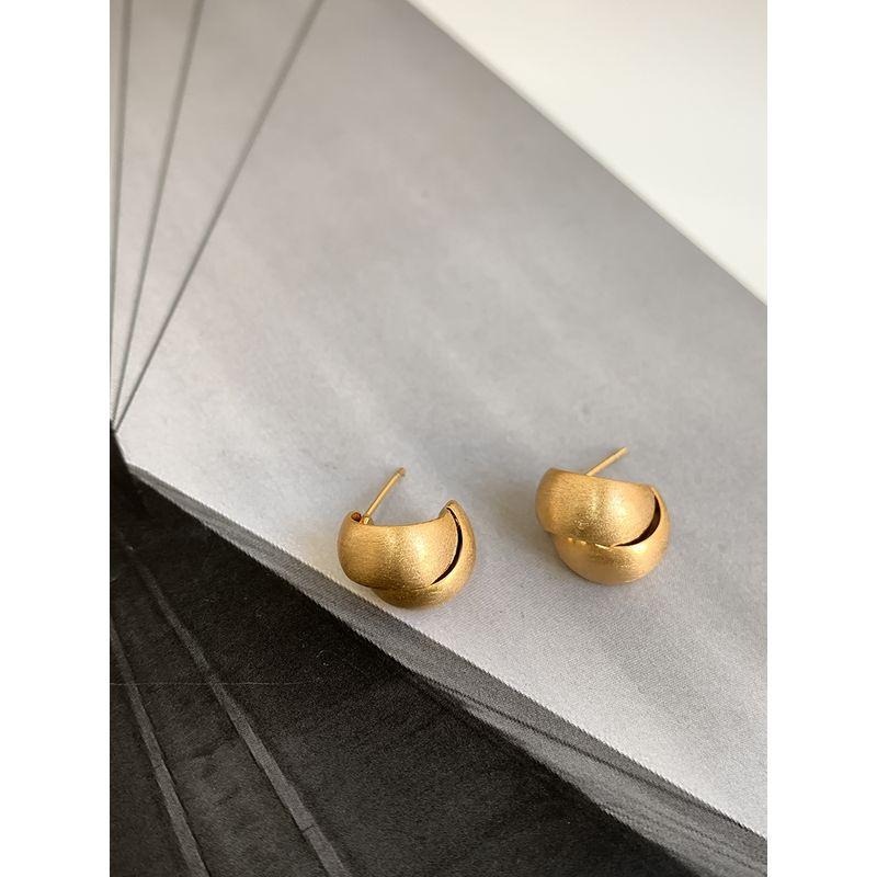 

Нишевый стиль Потертый крест Внутренние шорты Хипстер Серебряная игла Brushed Gold