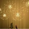 Remote LED Colorful Firework String Lights, Indoor/Outdoor Waterproof Decorative Hanging Lights