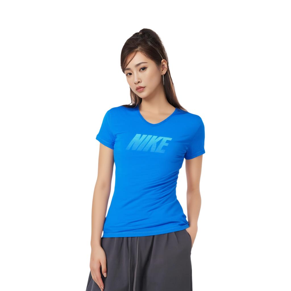 Nike Dri-Fit Quick-Dry Simple Comfortable Short Sleeve T-Shirt Women Tops 725748-435