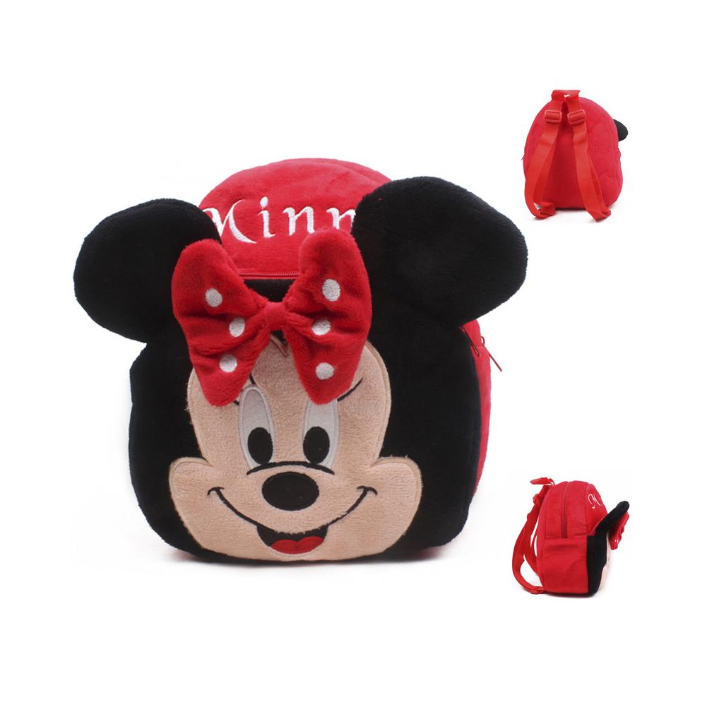 Kids Unisex Cute Cartoon Shape Soft Plush Backpack Large Capacity Travel Bag School Bag