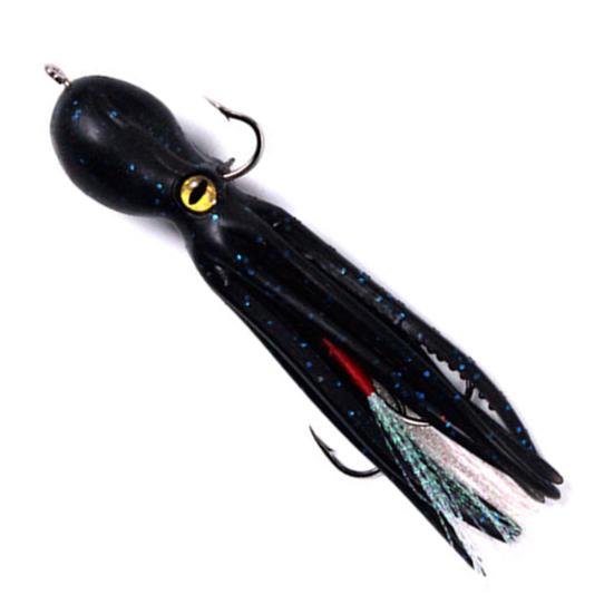 21g/11cm Reusable Squid Bait Attractive Far Throwing Distance Convenient Carrying Double Hooks Artificial