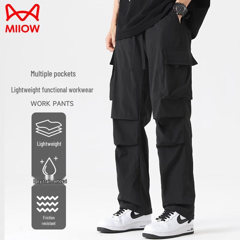 

MiiOW Men s Casual Straight-Leg Cargo Pants XL