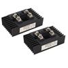 2Pcs Single Phase Bridge Rectifier 100A 1600V 4 Terminals Current Conversion Module Waterproof