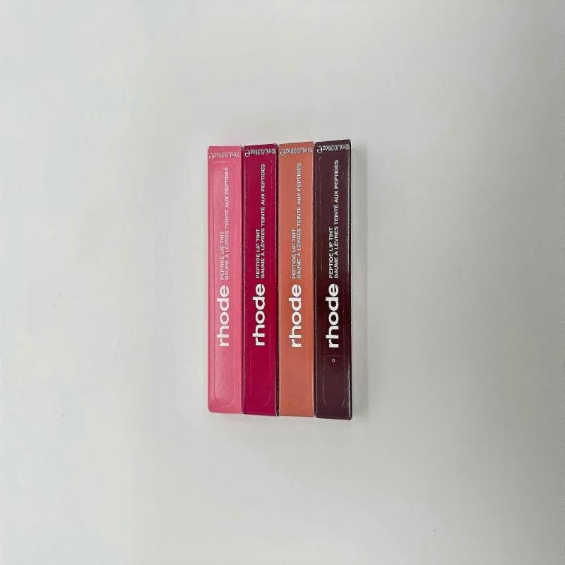 10ml 4 Culori Rohde Balsam de Buze Husa de Telefon Luciu de Buze de Lungă Durată Hidratant