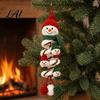 DIY Handmade Holiday Decorations Crochet Spiral Ornament Kit for Adults Beginners Christmas Craft Set Fun Winter Indoor Activities with Yarn Hook,