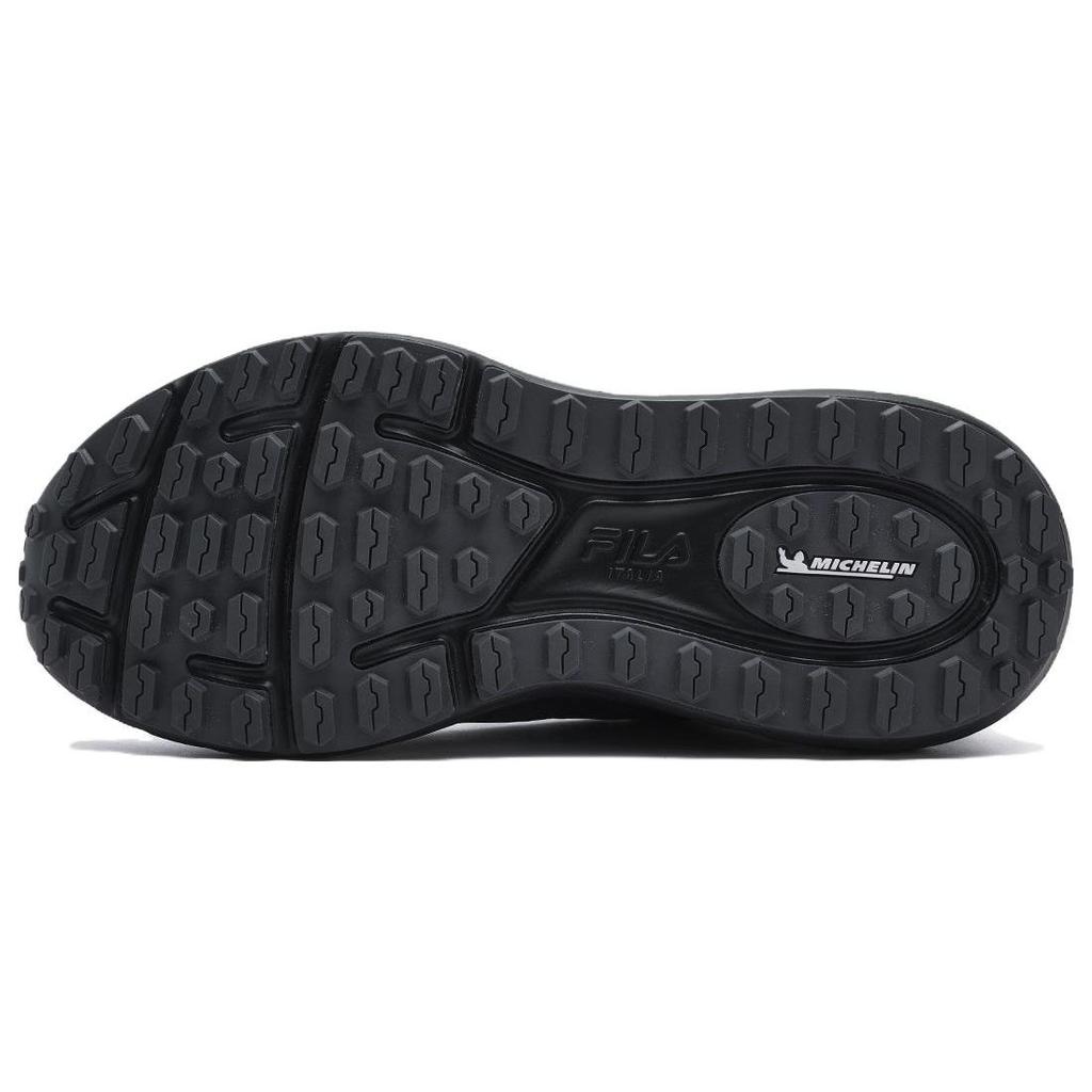 Fila Explorer We Mesh Fleece Casual Comfortable Shock Absorbing Wear Resistant Low Top Hiking Shoes Men Hiking Shoes Black A12M341218FBB