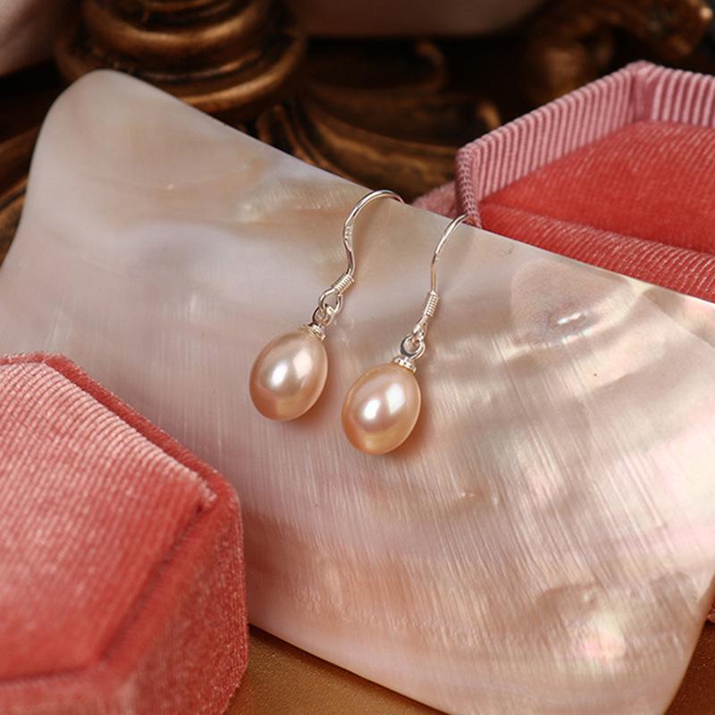 

Earrings, Water Drop Elliptical, Simple, Classic, Versatile, Earrings, Women s Jewelry