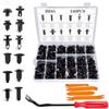 240PCS Auto Bumper Retainer Clips Kit for Fender Mudguard Fastener Push Pins Plastic Rivets Clips Trim Panel Expansion Screws