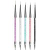 5 Pcs Nail Art Brushes, Nail Dotting Tool, Nail Art Pens, Drill Drawing Nails Brush Pen for Nail Art Tools