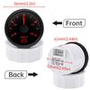 12V Car Accessories 2" 52mm VOLT Meter 8-16V Waterproof Voltage Gauge with 7 Colors Backlight for Car Boat Marine