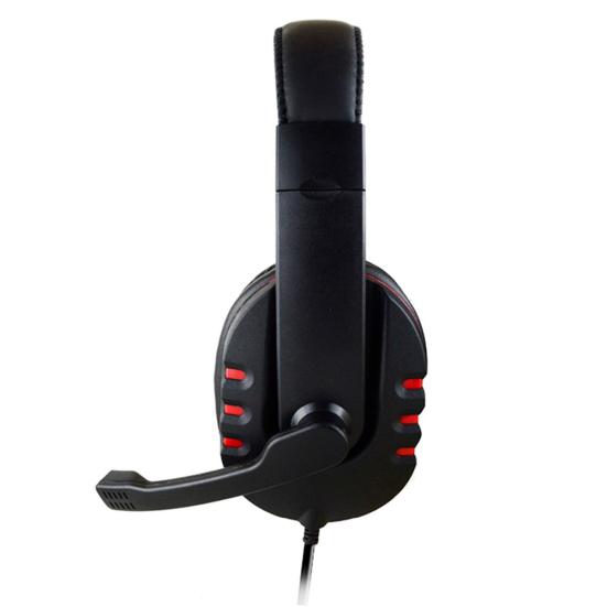 Earphone Soft Ear Pads Surround Sound Effect Breathable 3.5mm Wired Headphone with Mircophone Daily Use