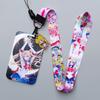 Cartoon Sailor Moon Kawaii PVC Card Cover Student Campus Hanging Neck Bag Card Holder Lanyard ID Card Holders Key Chain