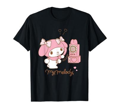 My Melody Phone T-Shirt in dunkler Farbe