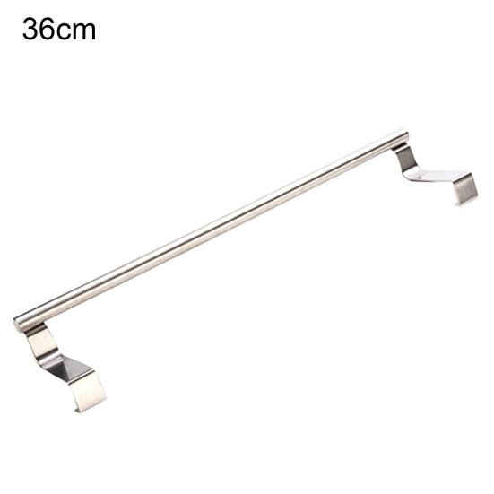 Hanger Punch-free Multifunctional Stainless Steel Towel Over Holder Scarf Hanger for Bathroom