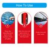Automotive Window Glass Oil Film Remover Cleaner Applicator Reduce Rain Adhesion Quick Clean for Rainy Days Safe Driving