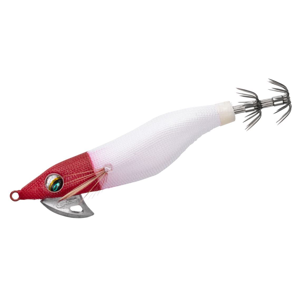 Daiwa Squid Metal Omorigu Emeraldas OR Egi Светящийся Красно-Белый 2.5 -