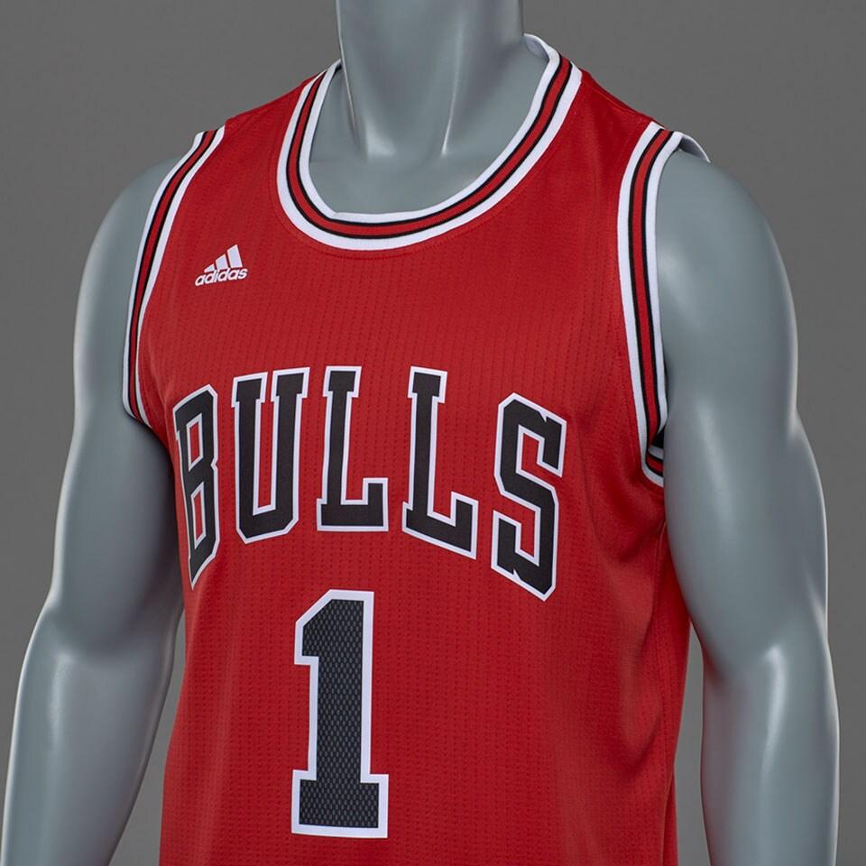Adidas Chicago Bulls Derrick Rose 1 Fan Edition Basketball Jersey Men Jerseys Red M86192