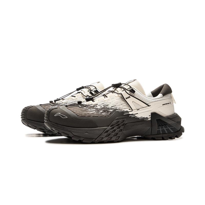 Li Ning CF Su Xing Chuan Pro Fashion Comfortable Shock Absorbing Non-Slip Wear-Resistant Low-Top Hiking Shoes Unisex Hiking Shoes AHTU017-9