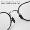 5 Pairs Anti Slip Hypoallergenic Silicone Nose Pads For Eyeglasses Sunglass Glass Spectacles Eyewear Titanium Frame Nose Pad