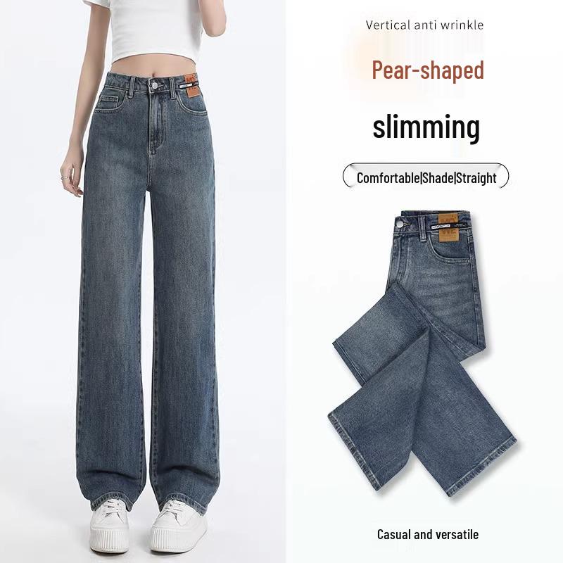 

Women s High-Waisted Wide-Leg Jeans for Spring and Autumn 2025 - Slimming and Stylish for Pear-Shaped Bodies 30 [for 126-135 lbs]