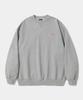 COLUMBIA UNIVERSITY Broadway Tiny Heavy Terry Crew Neck_Light Gray