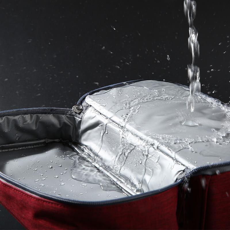 600D Oxford wasserdichte Kosmetiktasche für Frauen, tragbare Haken-Trocken-Nass-Trennung, Wasch-Aufbewahrungstasche, doppellagig, Outdoor-Männer, Reise-Organizer, Make-up-Tasche