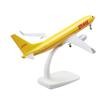 1/400 20cm DHL B737 Airlines Model Planes Alloy Material Aviation Figures Collection Plane Miniature Items with Wheels Gift