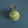2026 Crochet Ball Key Chain Boy Friends Gift Creative Woven Tennis Football Pendant  Cute Knitted Ball Key Ring