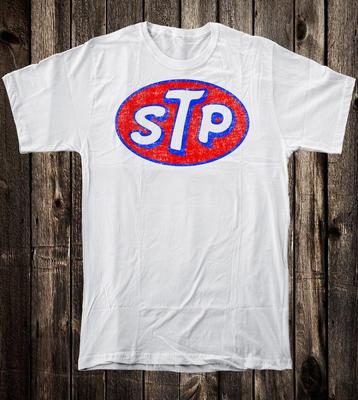 Retro Hot Rod T-Shirt Speed Shop Drag Race Racing Gas Öl STP