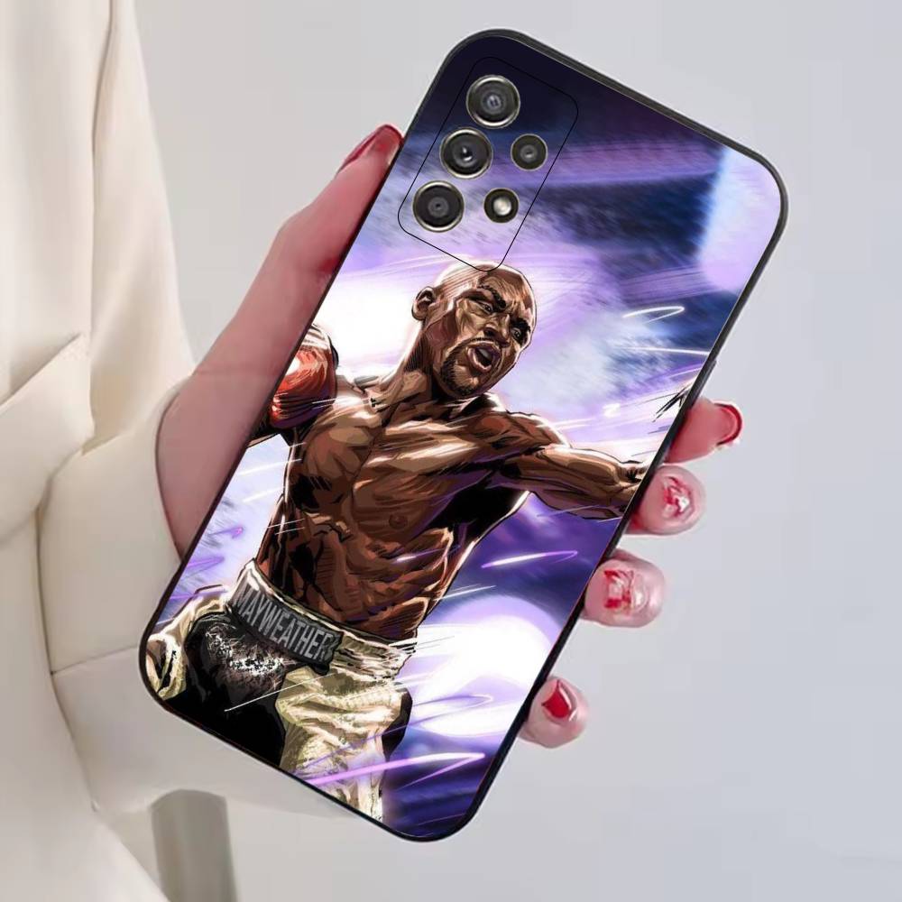 Boxing Floyd Mayweather-FM Phone Case Black Silicone Soft For Samsung S25,S24,S21,S22,S23,S30,Ultra,S20,Plus,Fe,Lite