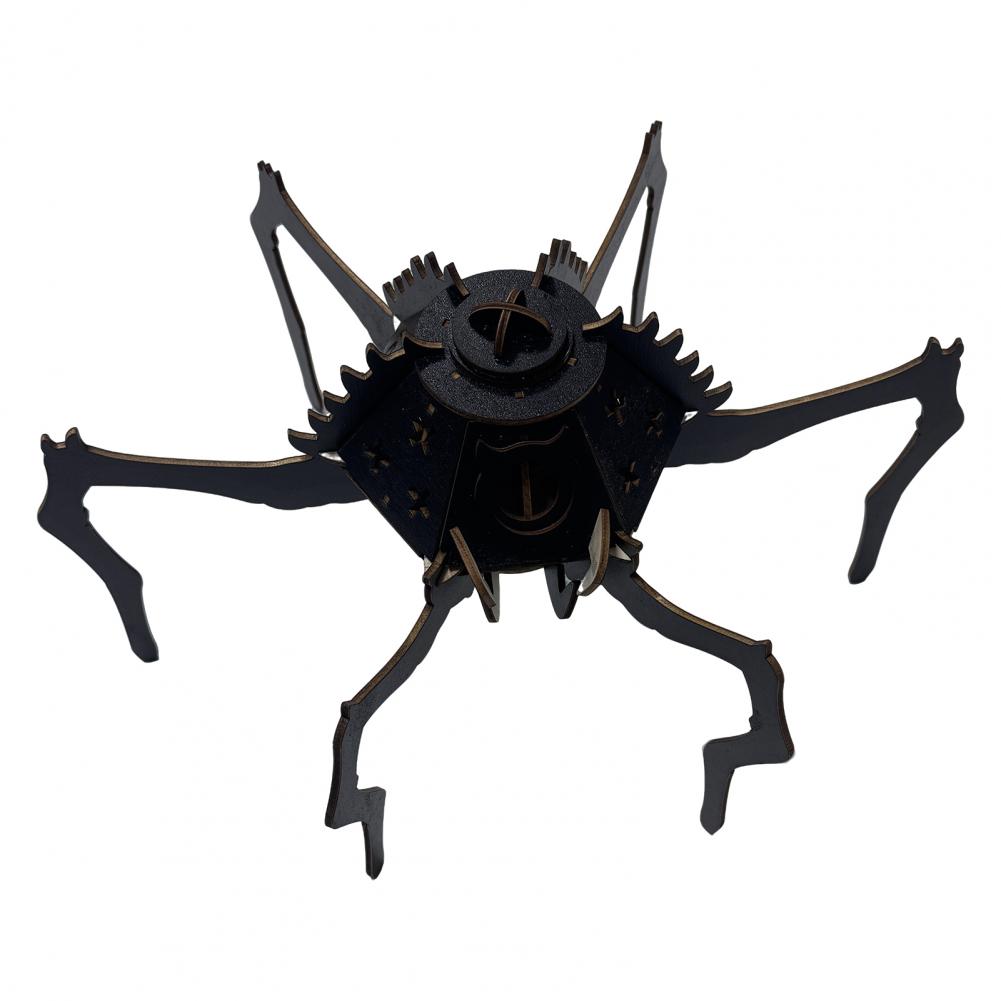3d Wooden Spider Diy Kit Halloween Wooden Craft Project Steampunk Mechanical Spider 3d Wooden Puzzle for Halloween