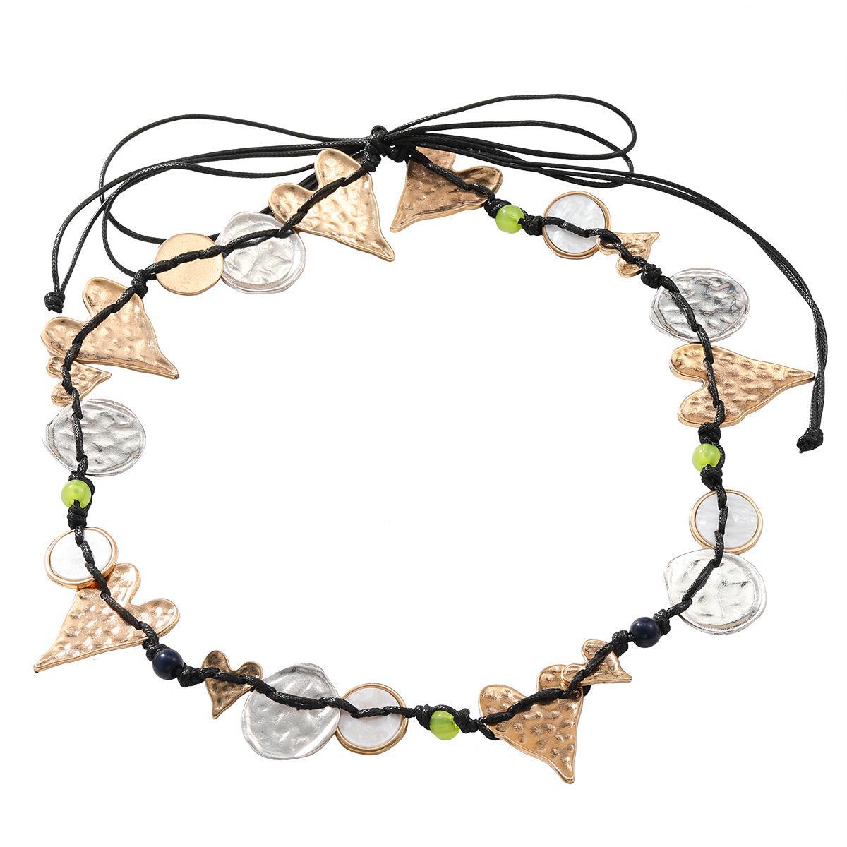 

Серия Z 2024: Ретро-ожерелье с подвесками Love для женщин золотой