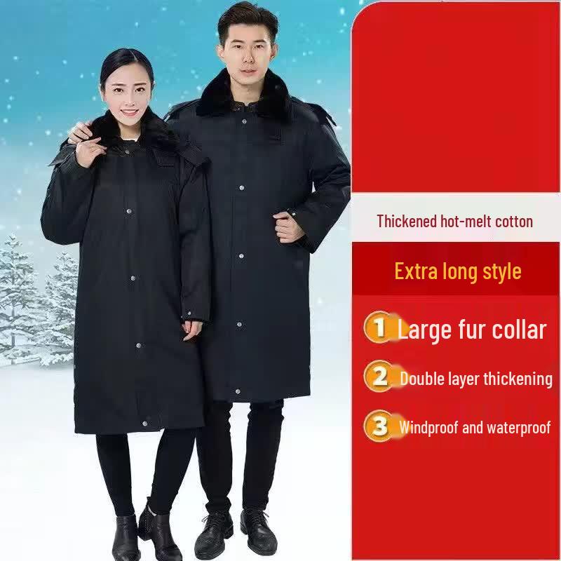 Winter Thickened Security Guard Work Jacket 170