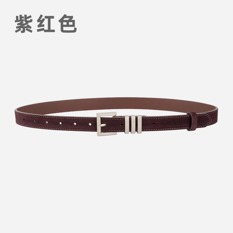 

Женский пояс премиум-класса с поясом из матового бархата и кожи, декоративный винтажный ремень для женщин 105cm