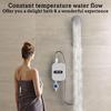 3500W 220V/110V Mini Shower Water Heater Wall Mounted Instant Electric Water Heater Digital Display for Kitchen Bathroom